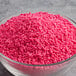 A bowl of Pink Sprinkles.