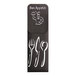 A black box with white graphics reading "Dinex Black Bon Appetit Paper Cutlery Caddy"