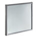 An Avantco aluminum solid door with a silver frame.