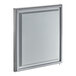 An Avantco aluminum solid door with a metal frame on a white background.