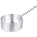 A Vollrath Wear-Ever aluminum sauce pan with a handle.