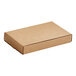 A brown corrugated mailer box for 2-piece candy boxes.