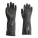 A pair of black Showa neoprene gloves.