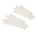 A pair of white Cordova canvas gloves.
