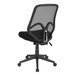A Flash Furniture Salerno Series black office chair with a mesh back.