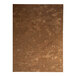 A close-up of a H. Risch, Inc. Fools Gold metallic menu cover on a brown surface.