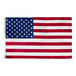 A Valley Forge United States of America flag with stars and stripes on a white background.