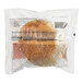 A bag of Grand Prairie Buffalo Chicken Sandwiches in plastic.