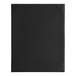 An Acopa Prime black rectangular vinyl menu board with a white border.