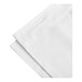 A white folded cloth on a white background.