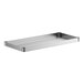 A Regency stainless steel solid shelf on a white background.