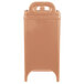 A Cambro beige plastic container with a handle.