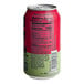 A close-up of a Stubborn Black Cherry Tarragon Soda can with a label.