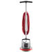 An Oreck 550MC Orbiter floor machine with a red cord and red handle.