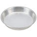 An American Metalcraft tin-plated steel pizza pan with a white background.