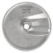 A Hobart stainless steel slicing plate with a circular hole.