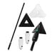 Unger Stingray SRKB2 Refillable Surface Cleaning Kit with a white container and black handle and lid.
