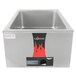 A stainless steel Vollrath countertop food warmer.