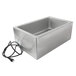A Vollrath stainless steel countertop food warmer with a cord.