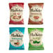 A white case of Miss Vickie's kettle potato chips with green and white labels.
