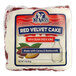 A package of Ne-Mo's Bakery red velvet cake squares with cream cheese frosting.