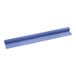 A blue roll of plastic table cover on a white background.