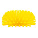 A Carlisle yellow tank & kettle brush with polyester bristles.