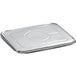 A deep silver Choice half-size foil steam table pan with a lid.