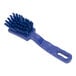 A close-up of a Carlisle Sparta blue detail brush with bristles.