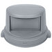 A gray plastic Continental dome lid.
