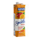 A case of Goya mango smoothie cartons on a table.