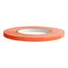 A roll of Lavex orange poly bag sealer tape on a white surface.