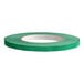A roll of Lavex green poly bag sealer tape on a white background.