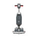 A grey NaceCare walk behind floor scrubber with red accents.