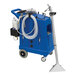 A blue NaceCare carpet extractor with a hose.