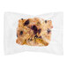 A Sweet Street Desserts blueberry scone in plastic packaging.