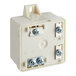 A white electrical switch with two screws, the Bunn Ultra-2 Relay Start.