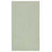 A soft sage green paper dinner napkin with a white background.