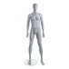 An Econoco male mannequin with arms at its sides and no shirt on.