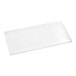 A Table Mate white plastic rectangular table cover in a white package.