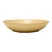 A close up of a Libbey tan terracotta stoneware bowl.