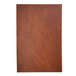 A customizable brown leather menu cover with wrinkles.