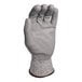 An extra-large gray Armor Guys work glove with a gray and white palm coating.