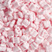A pile of pink foamy pellets.