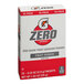 A white and red box of Gatorade Zero Sugar Fruit Punch Sports Drink Powder Sticks.
