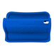 A blue rectangular Araven silicone pot holder.