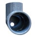 An Ashland PolyTrap FLOW-10 grey plastic pipe fitting with a hole in it.