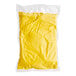 A plastic bag of Better Balance Plant-Based Vegan Cheese Sauce, a yellow substance.