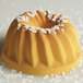 A close-up of a Pavoni Pavoflex Gugelhupf cake made with the Pavoni baking mold.