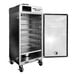 A large stainless steel Pro Classic Electric Smokehouse with a door open.